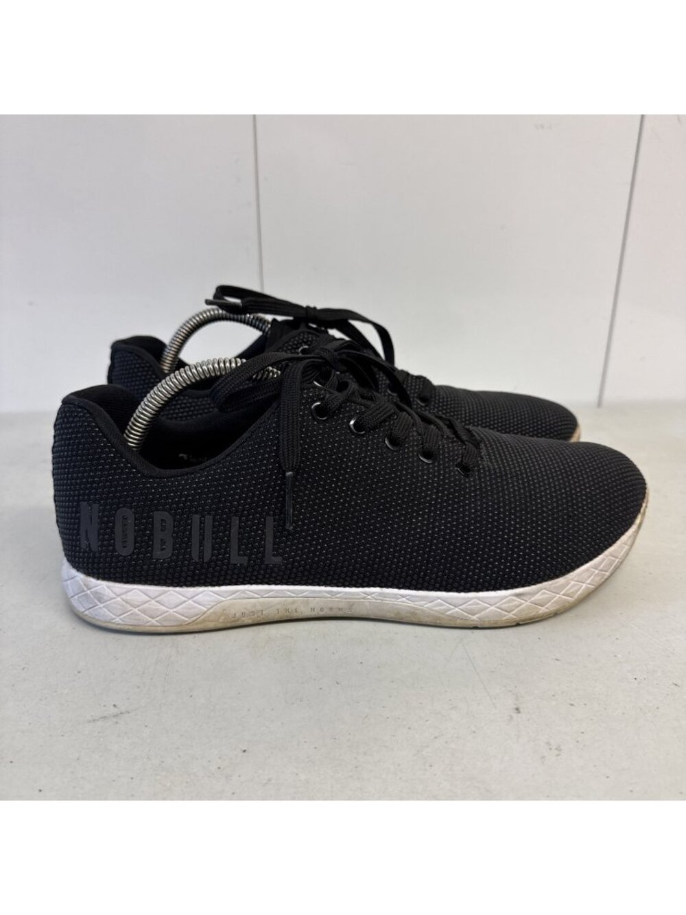 NOBULL Black Ivy Trainer Shoe Men’s US 11 Womens 12.5 Sneaker Comfort Gym